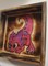 Shadow box baby pink dragon woodburn art product 3